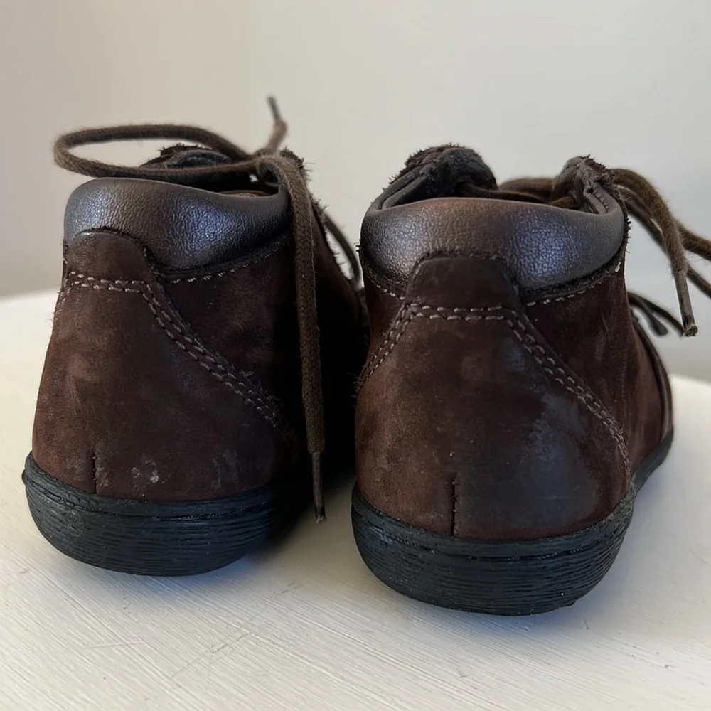 MOD 8 Leather Brown Boots Size 5.5/ 6 Toddler Girl - Picture 6 of 11
